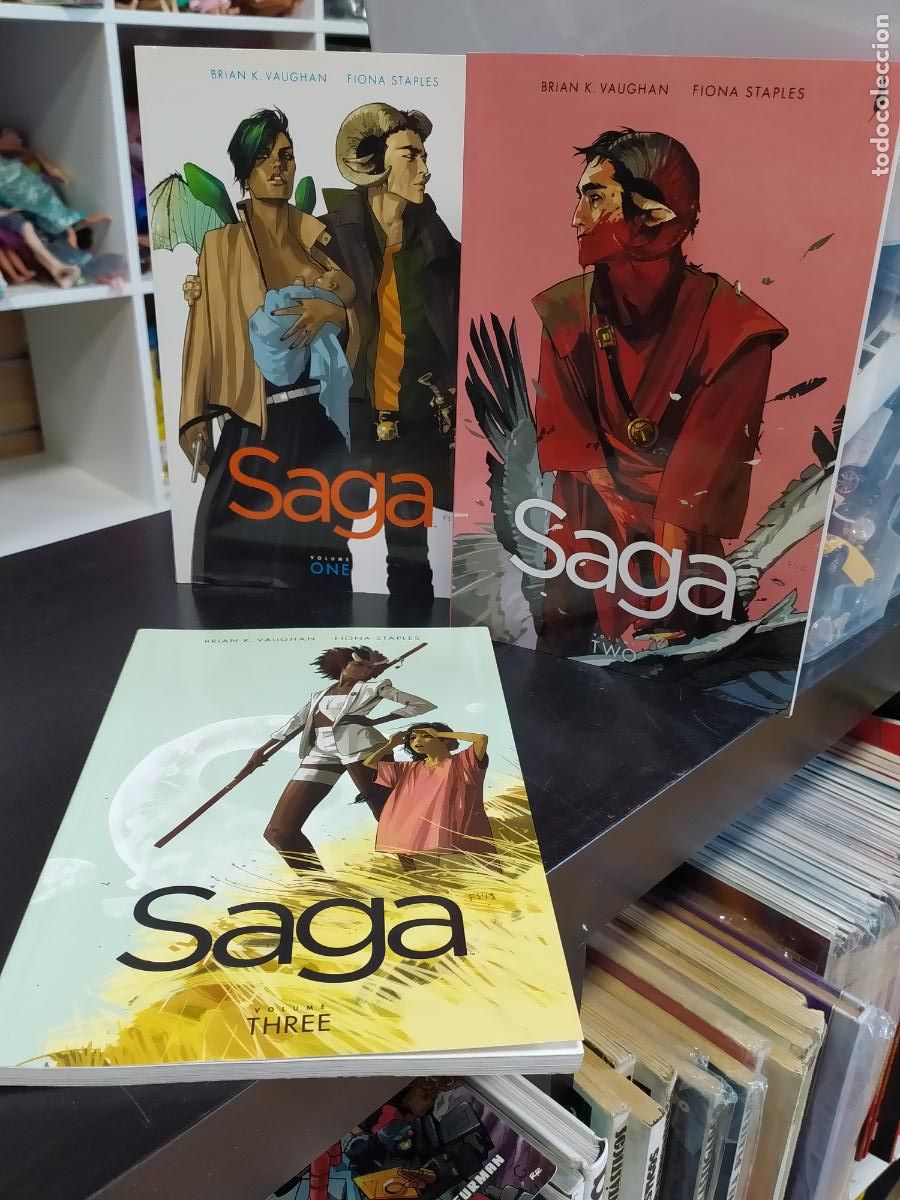 C&oacute;mics: SAGA en Ingl&eacute;s - Brian K.VAUGHAN - Tomo 1, 2, 3