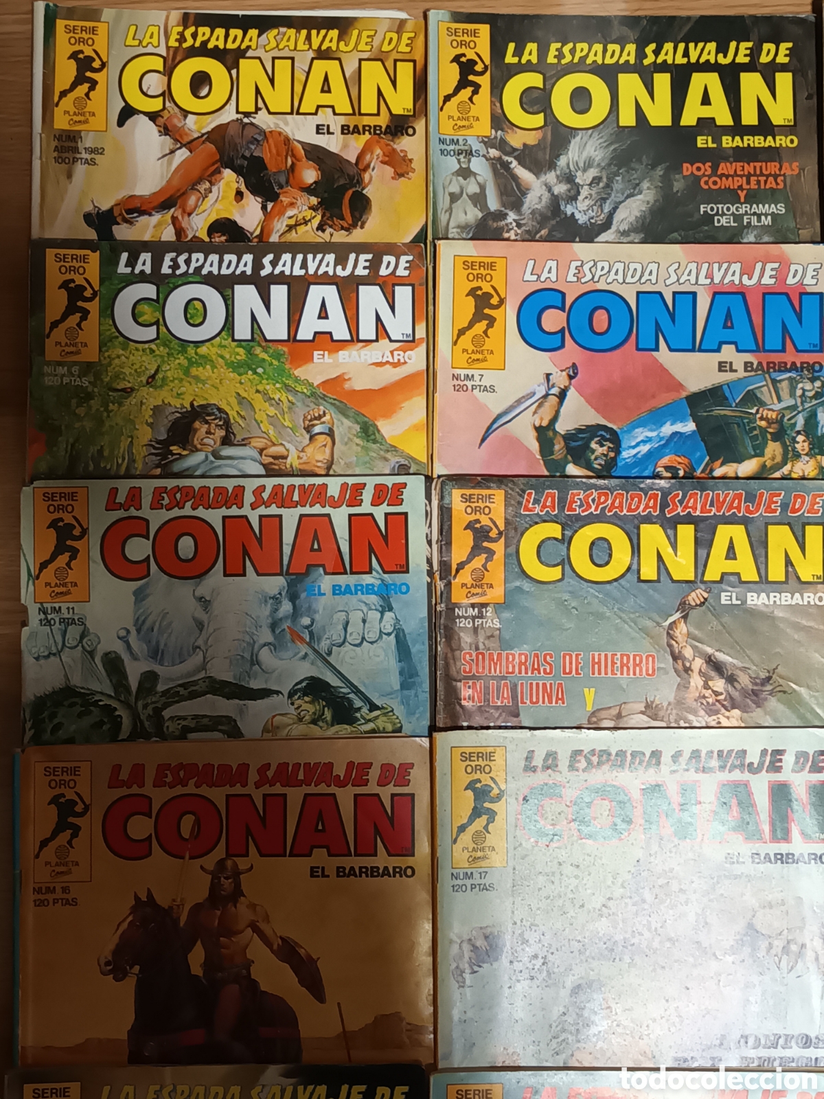C&oacute;mics: 24 n&uacute;meros de CONAN Serie oro - Foto 2