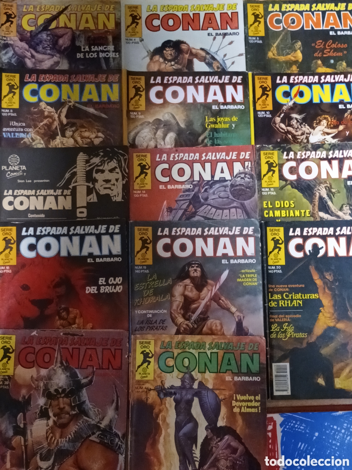 C&oacute;mics: 24 n&uacute;meros de CONAN Serie oro - Foto 3