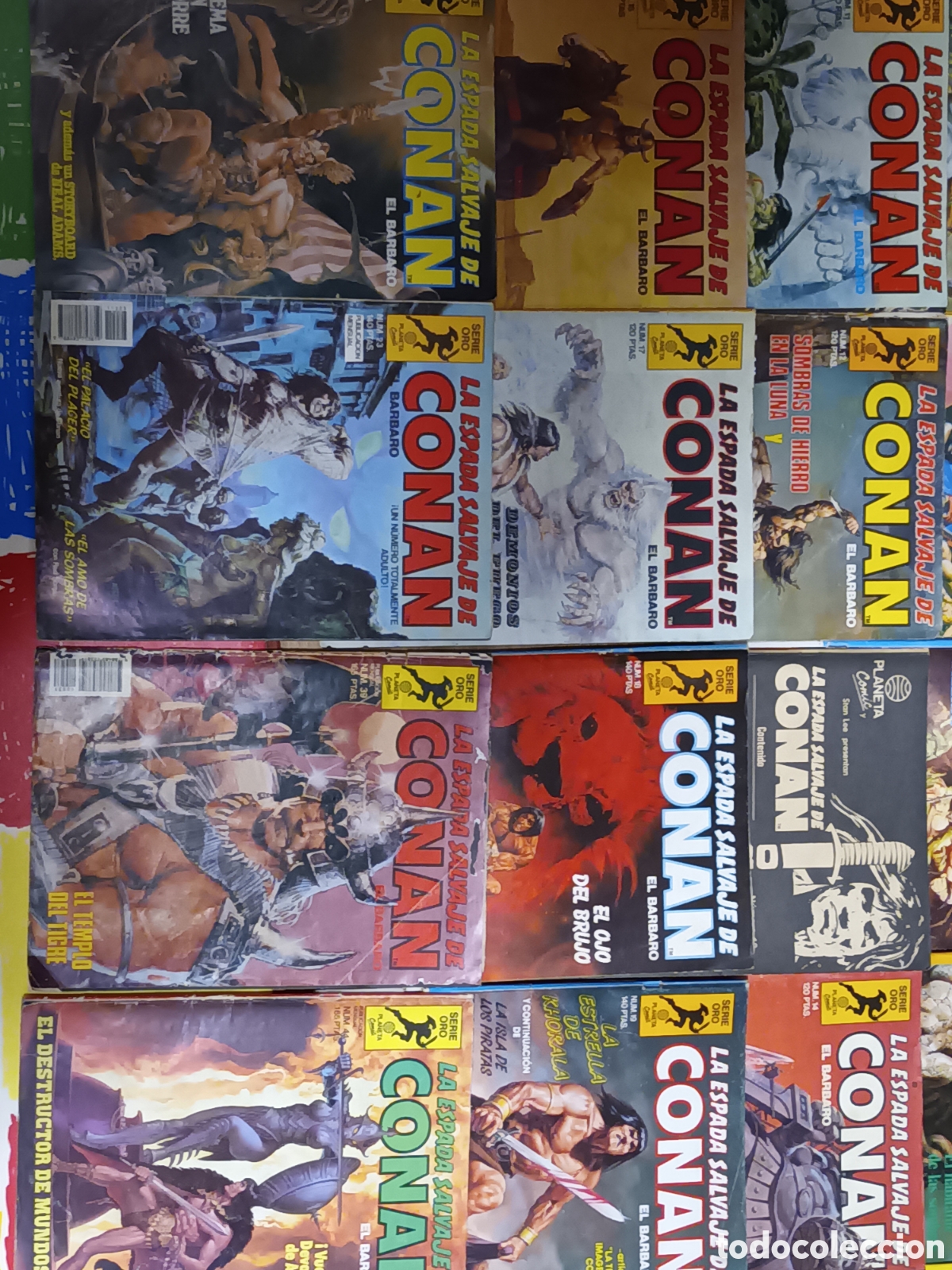 C&oacute;mics: 24 n&uacute;meros de CONAN Serie oro - Foto 4