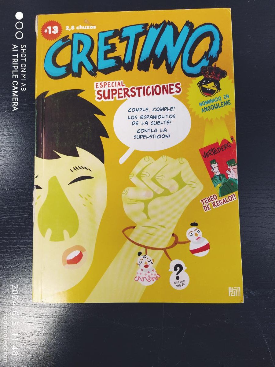 Comics : CRETINO N&deg; 13 - ESPECIAL SUPERSTICIONES - PU&Ntilde;O