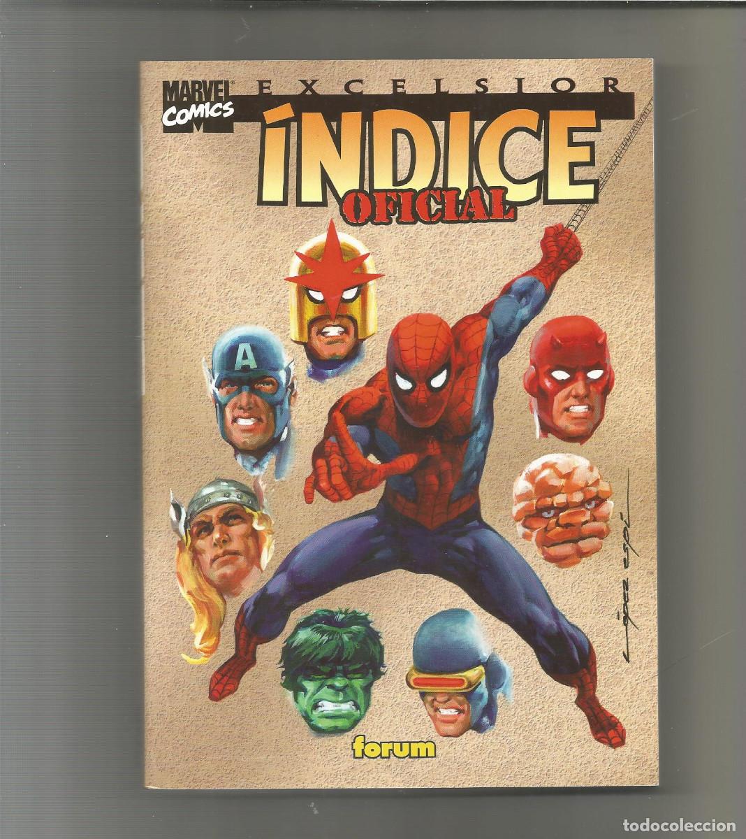 Comics: INDICE OFICIAL BIBLIOTECA MARVEL Planeta DeAgostini