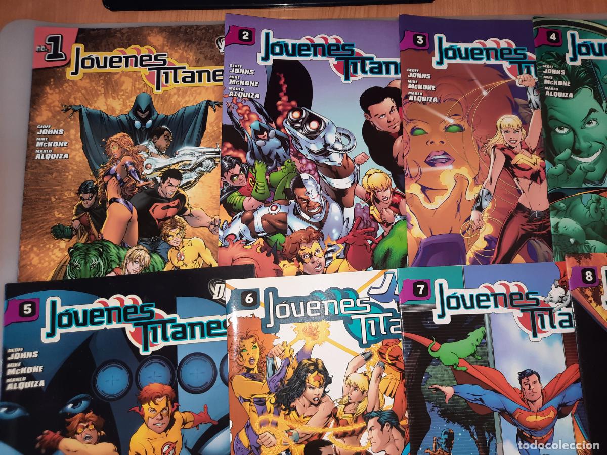 C&oacute;mics: J&Oacute;VENES TITANES N&ordm; 1 AL 8 - ED. PLANETA - Foto 2