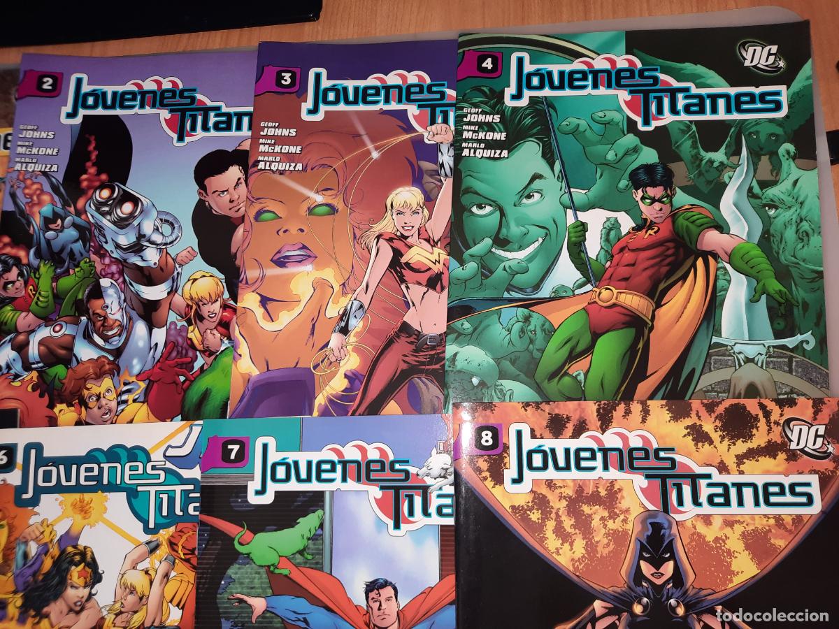 C&oacute;mics: J&Oacute;VENES TITANES N&ordm; 1 AL 8 - ED. PLANETA - Foto 3