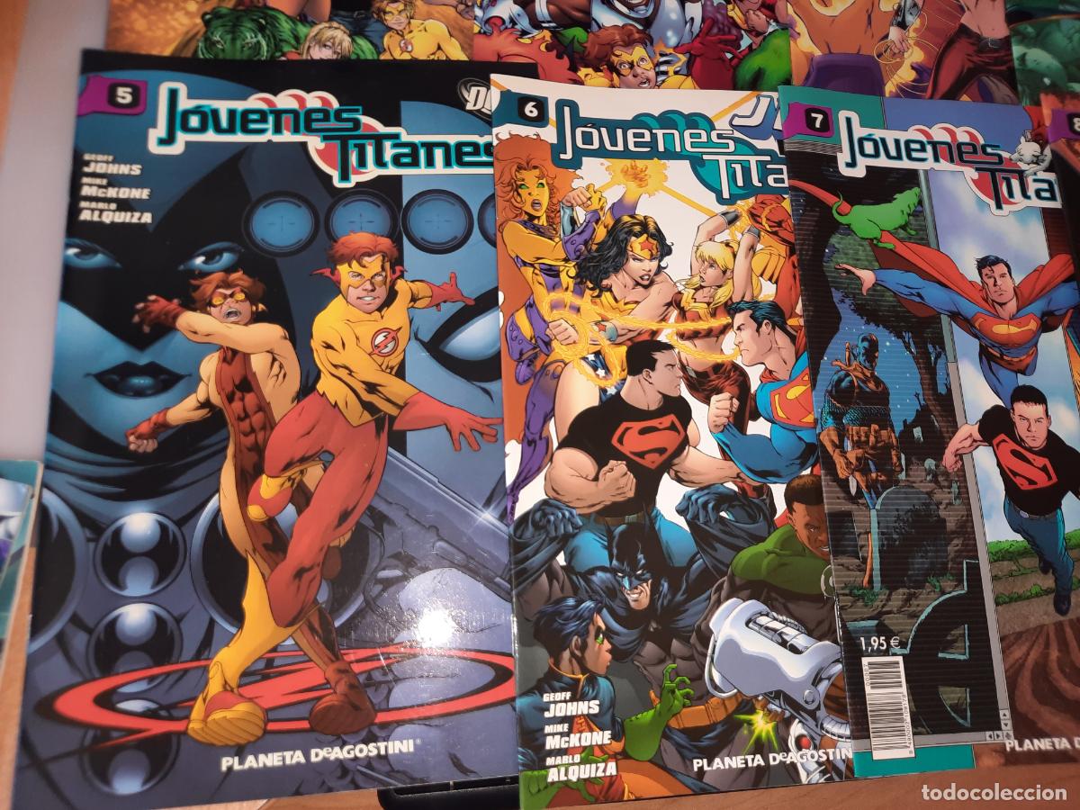C&oacute;mics: J&Oacute;VENES TITANES N&ordm; 1 AL 8 - ED. PLANETA - Foto 4