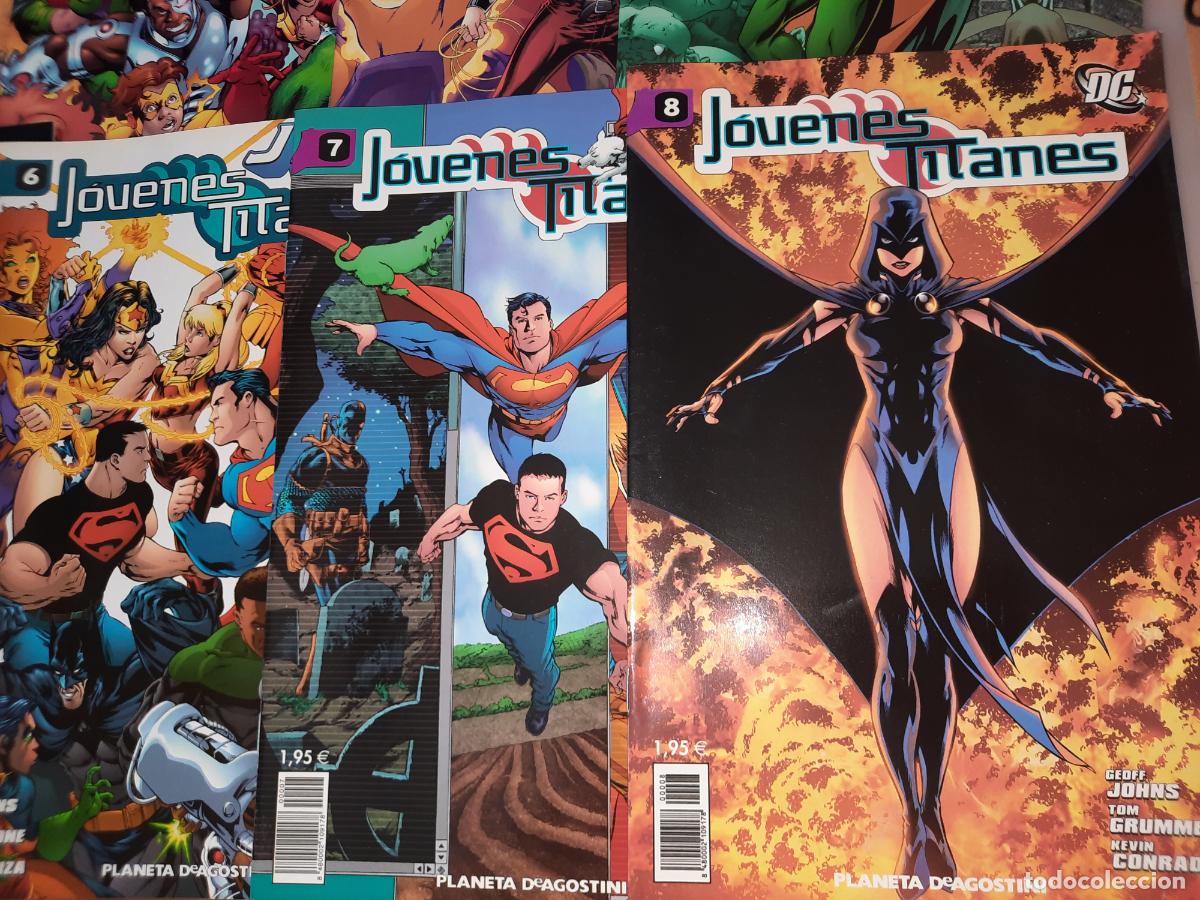 C&oacute;mics: J&Oacute;VENES TITANES N&ordm; 1 AL 8 - ED. PLANETA - Foto 5