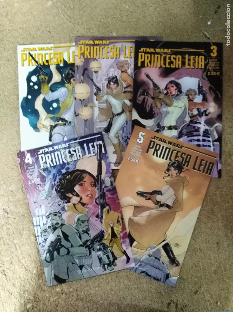 C&oacute;mics: Star wars.Princesa Leia.Completa 5 comics.Grapa.Planeta - Foto 1