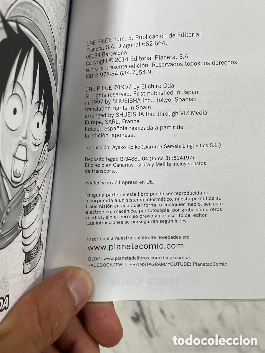 C&oacute;mics: ONE PIECE Dificil de enga&ntilde;ar 3 Eiichiro Oda - Foto 3