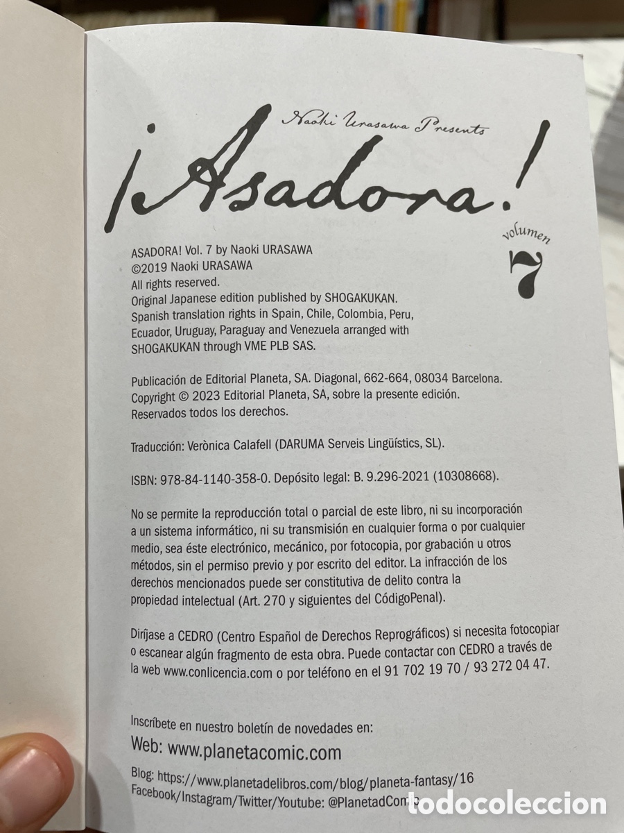 C&oacute;mics: &iexcl;ASADORA! Vol. 7 Naoki Ursama - Foto 3