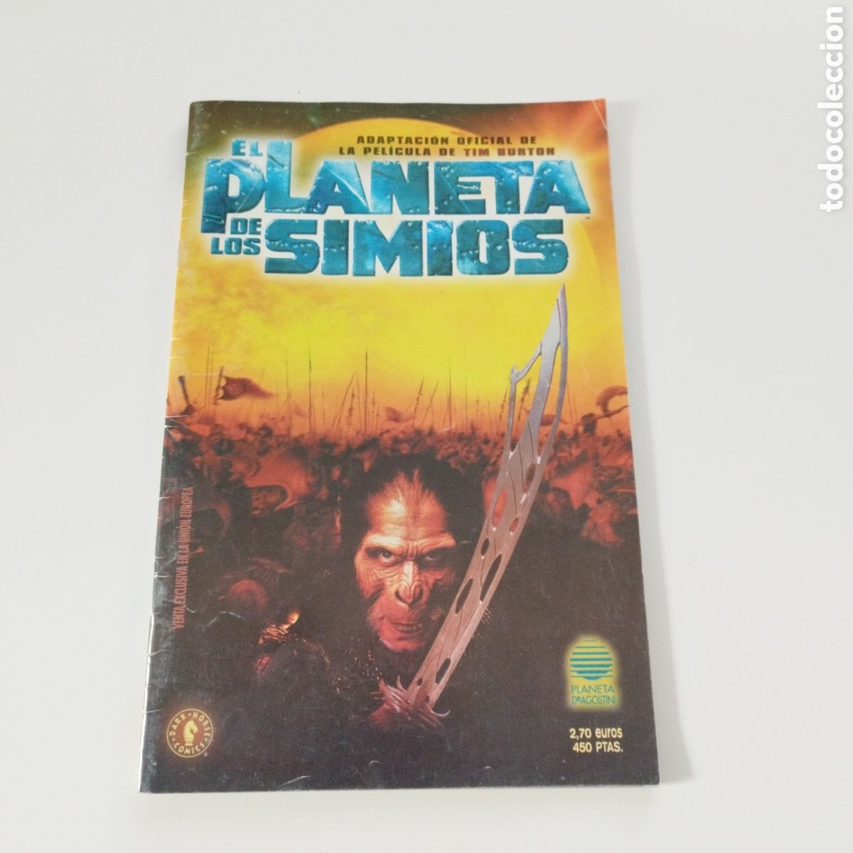 C&oacute;mics: EL PLANETA DE LOS SIMIOS / # 1 / PLANETA DeAGOSTINI / ADAPTACION OFICIAL DE LA PELICULA