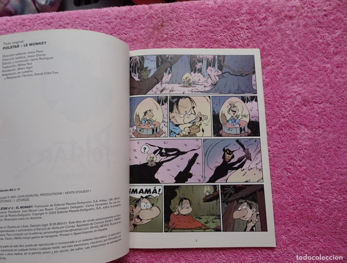C&oacute;mics: polstar 2 el monkey colecci&oacute;n BD 17 editorial planeta 2003 - Foto 3