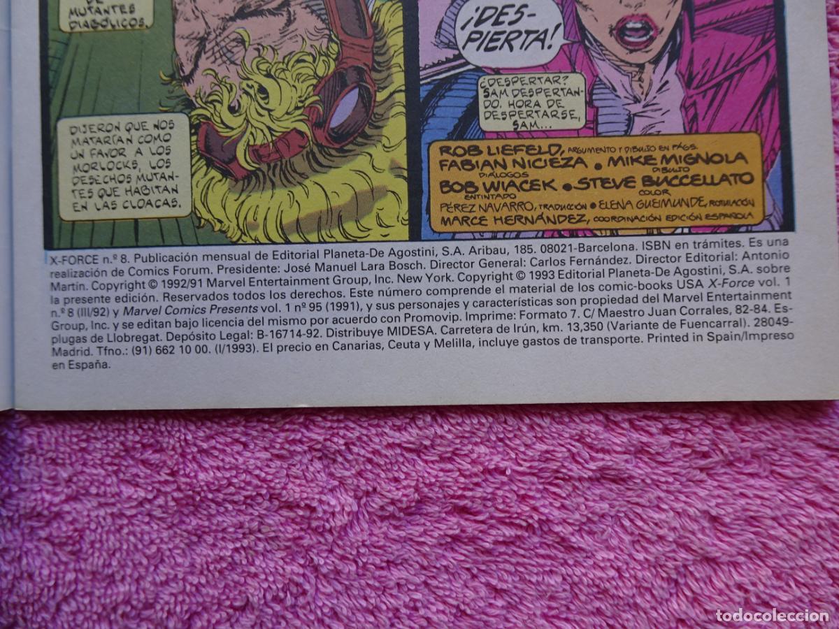 C&oacute;mics: x-force 8 forum editorial planeta 1993 - Foto 3