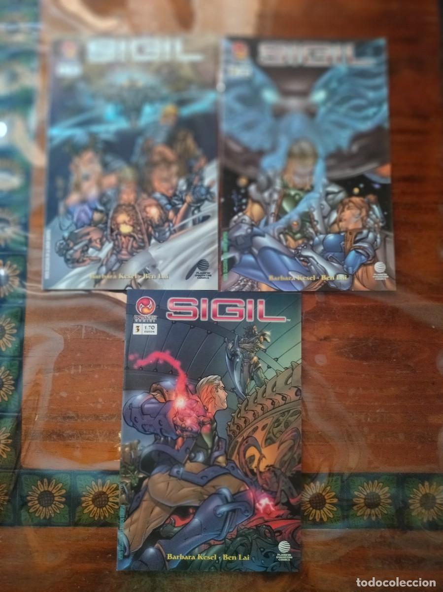 C&oacute;mics: SIGIL.LOTE DE 3 N&Uacute;MEROS .PLANETA CROSSGEN COMICS. - Foto 2