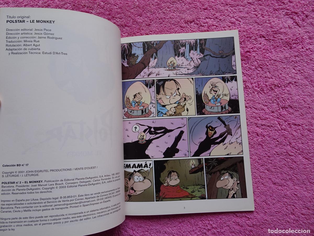 C&oacute;mics: polstar 2 el monkey colecci&oacute;n BD 17 editorial planeta 2003 - Foto 3
