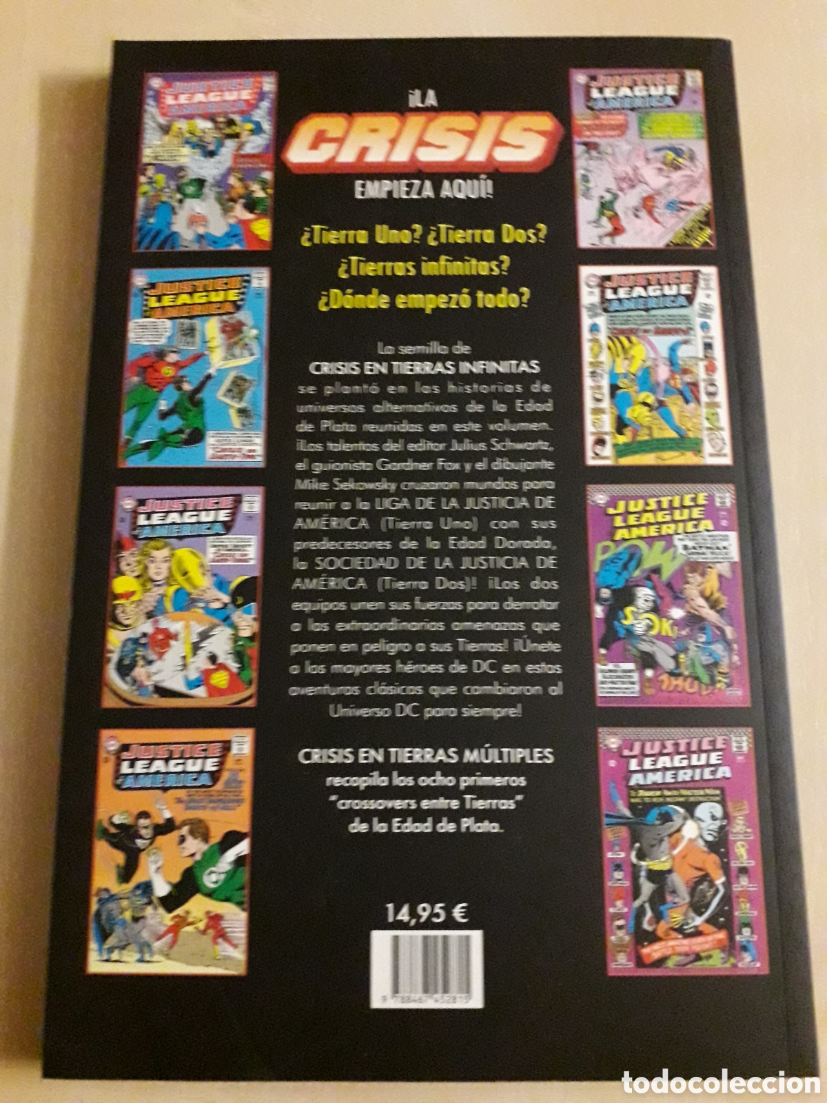 C&oacute;mics: CRISIS EN TIERRAS M&Uacute;LTIPLES. TOMO 1. EXCELENTE ESTADO - Foto 2