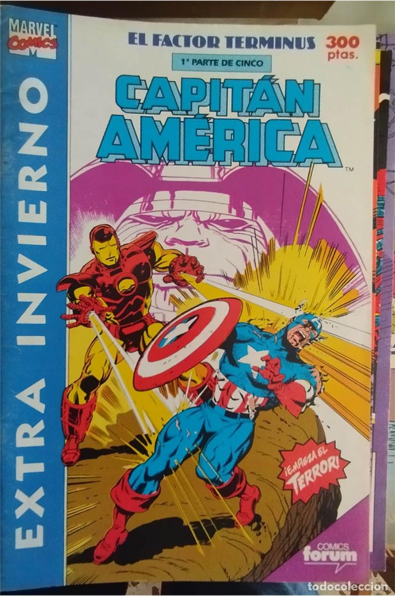 C&oacute;mics: CAPITAN AMERICA EXTRA DE INVIERNO EL FACTOR TERMINUS N.&ordm; 1 DE 5 MARVEL / FORUM Ed. PLANETA - Foto 1