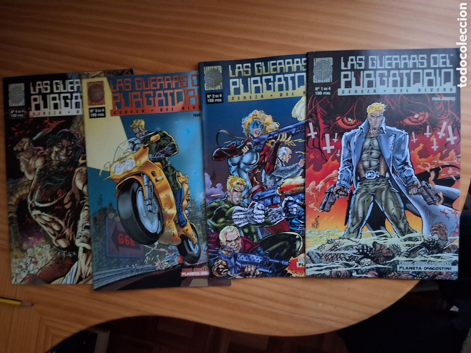 Comics: Las guerras del purgatorio comic coleccion completa 4 n&uacute;meros edita planeta laberinto a&ntilde;o 1996