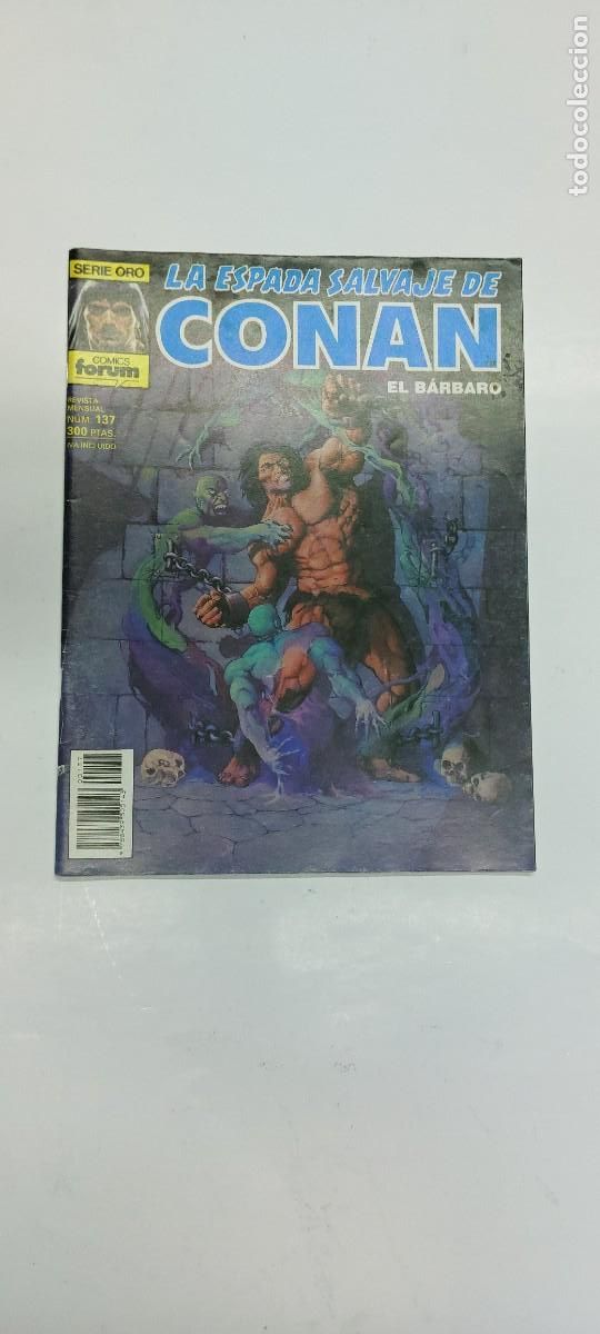 C&oacute;mics: La espada Salvaje de Conan N&ordm; 137 Primera edici&oacute;n - Foto 1