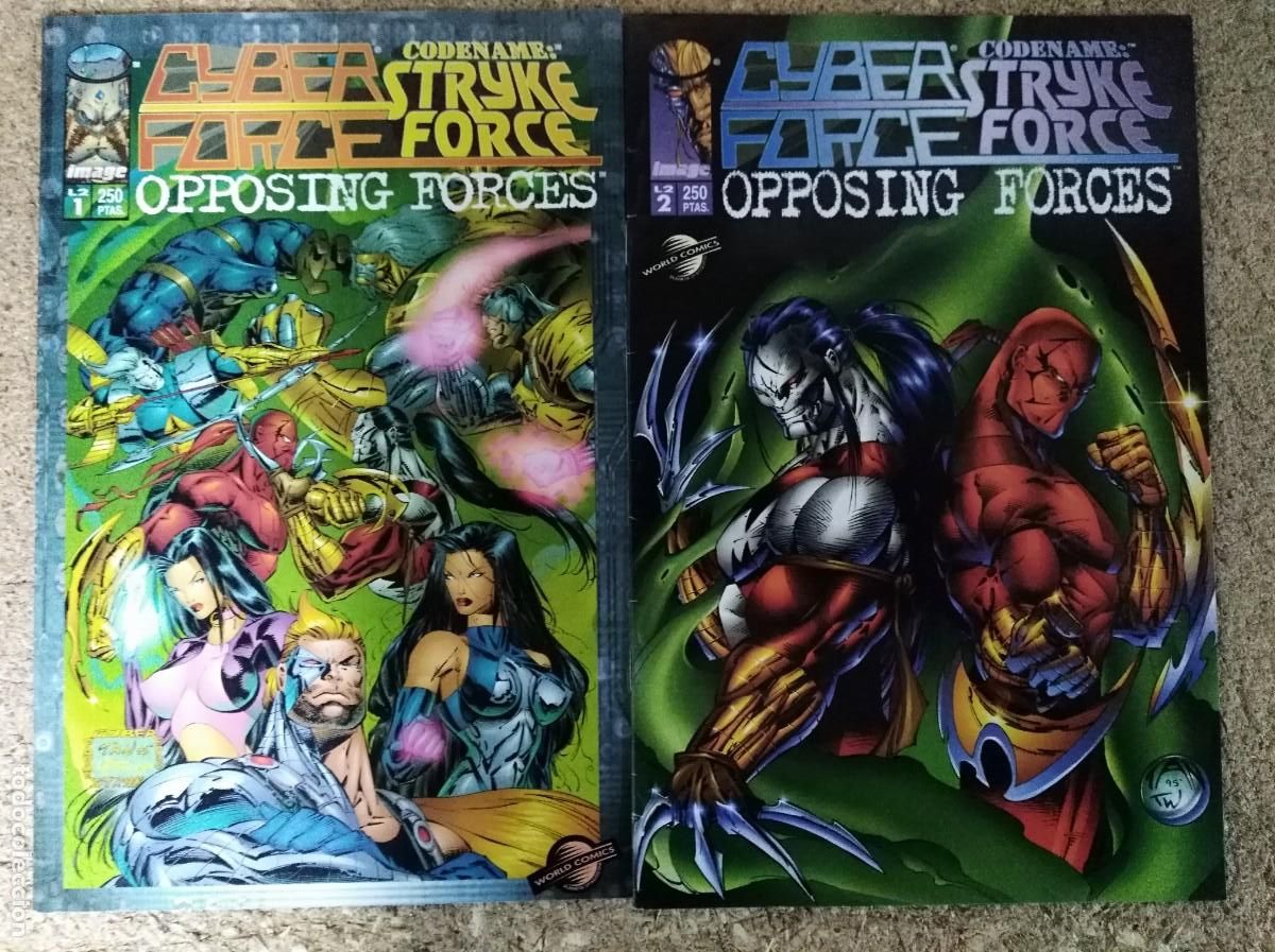 Comics: Cyber Force.Codename Stryke Force.Completa 2 comics.Image.Planeta