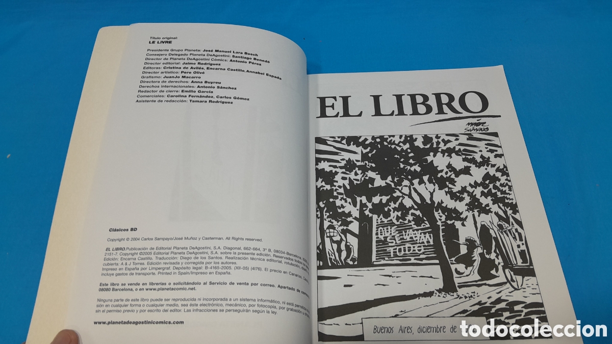 C&oacute;mics: EL LIBRO - MU&Ntilde;OZ & SAMPAYO - PLANETA DEAGOSTINI - Foto 6