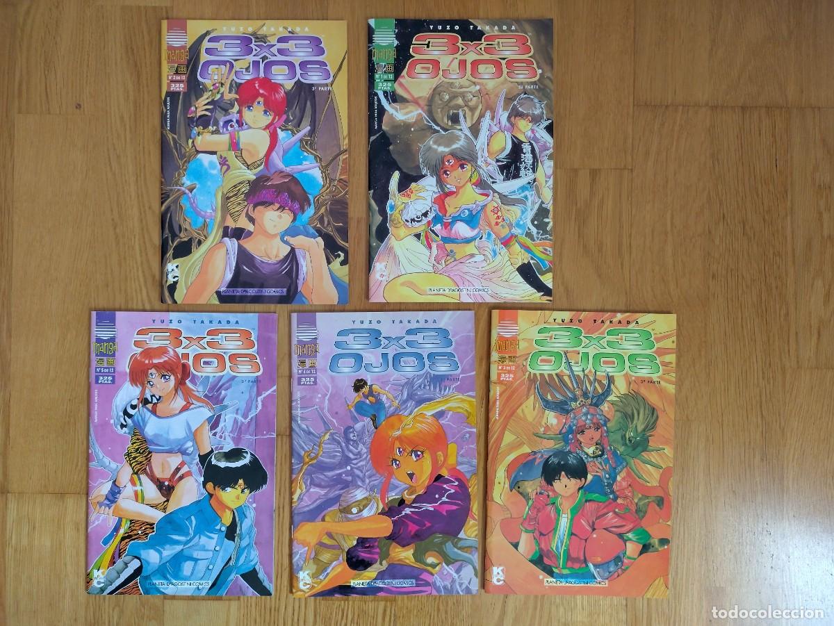 Comics: LOTE 5 COMICS MANGA 3X3 OJOS TERCERA PARTE
