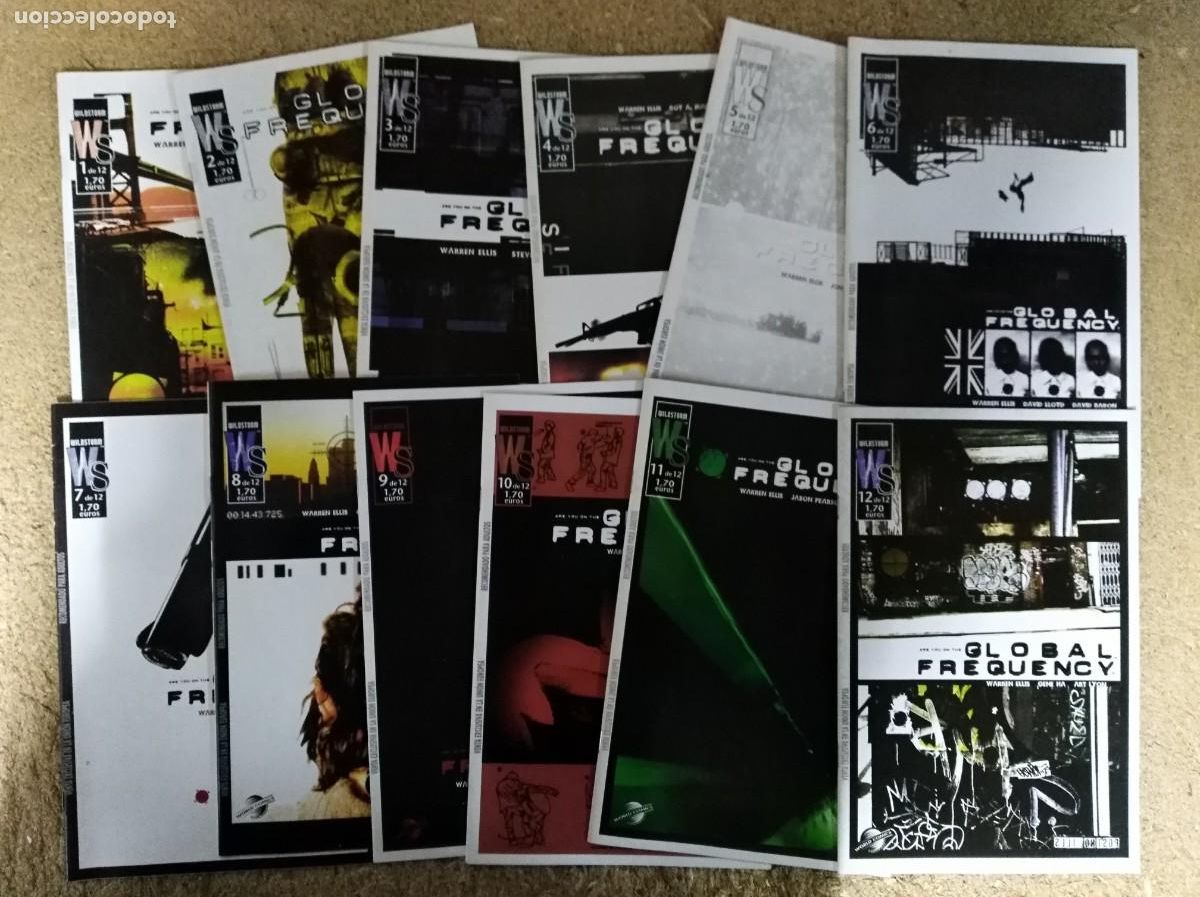 Fumetti: Global Frequency.Completa 12 comics.World Comics.Planeta