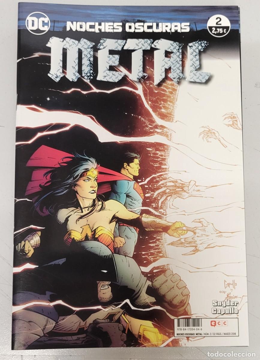 C&oacute;mics: NOCHES OSCURAS METAL N&ordm; 2 - SCOTT SNYDER - CAPULLO / DC - ECC - Foto 1