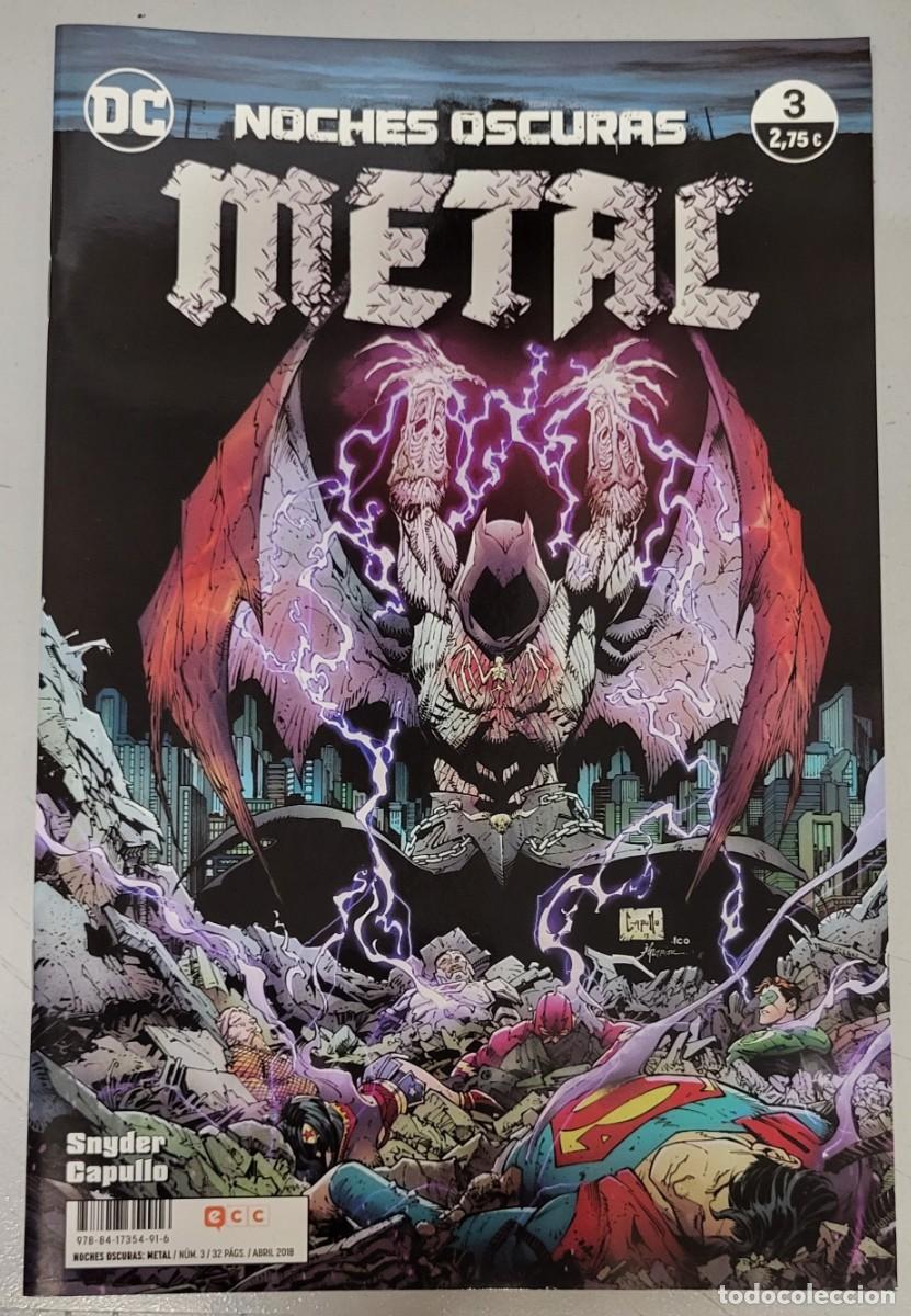 C&oacute;mics: NOCHES OSCURAS METAL N&ordm; 3 - SCOTT SNYDER - CAPULLO / DC - ECC - Foto 1