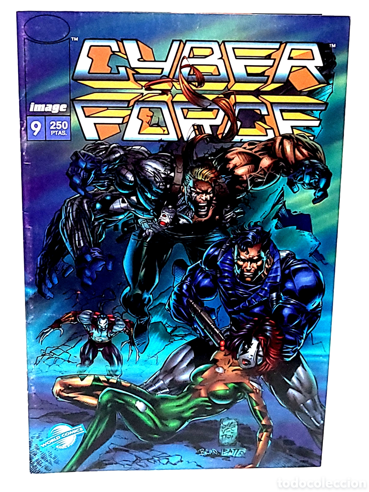 C&oacute;mics: CASI EXCELENTE ESTADO CYBER FORCE 9 IMAGE PLANETA COMICS GRAPA - Foto 1