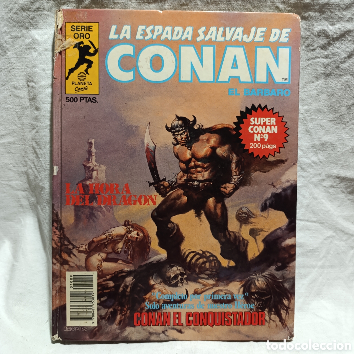 Comics: LA ESPADA SALVAJE DE CONAN,190 PAGINAS,TOMO TAPA DURA,SERIE ORO, 1982