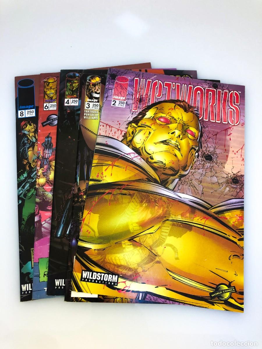 Comics: Wetworks - Lote de 5 c&oacute;mics (N&uacute;m. 2, 3, 4, 6 y 8) - Image Comics / Planeta DeAgostini (1996)