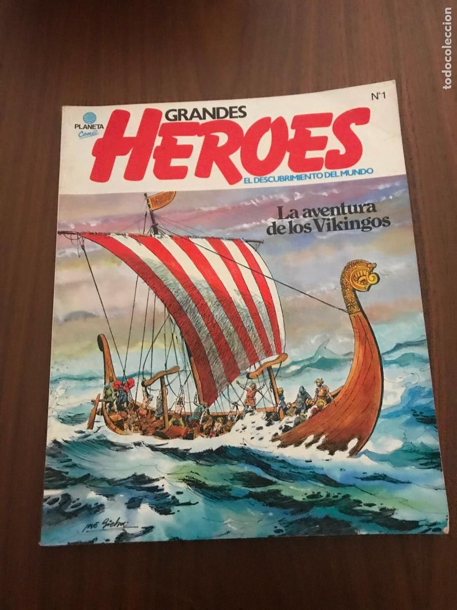 C&oacute;mics: GRANDES H&Eacute;ROES N&ordm; 1 , LA AVENTURA DE LOS VIKINGOS, R&Uacute;STICA , EDITORIAL PLANETA