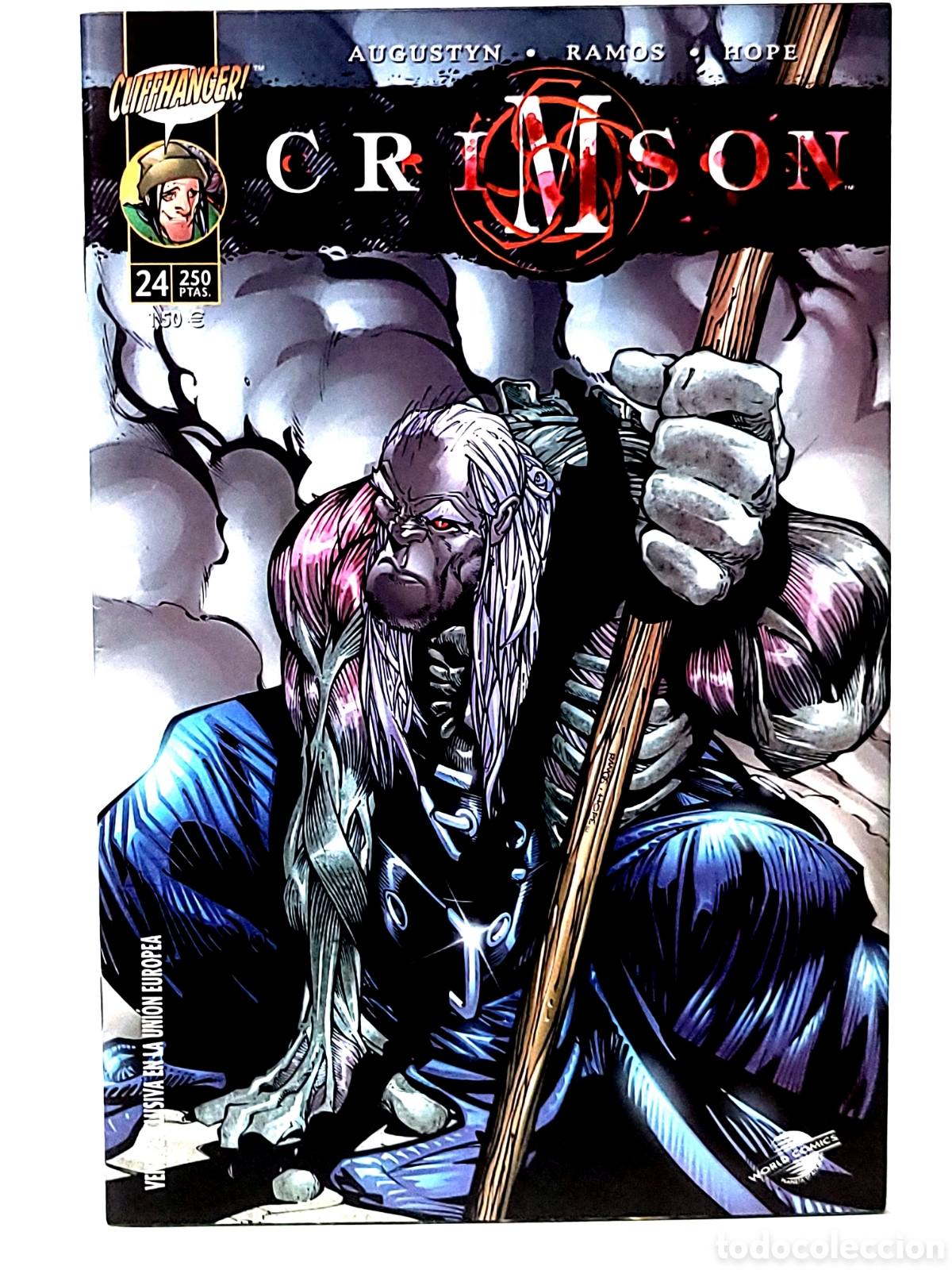 C&oacute;mics: DE KIOSCO CRIMSON 24 IMAGE PLANETA COMICS CLIFFHANGER - Foto 1