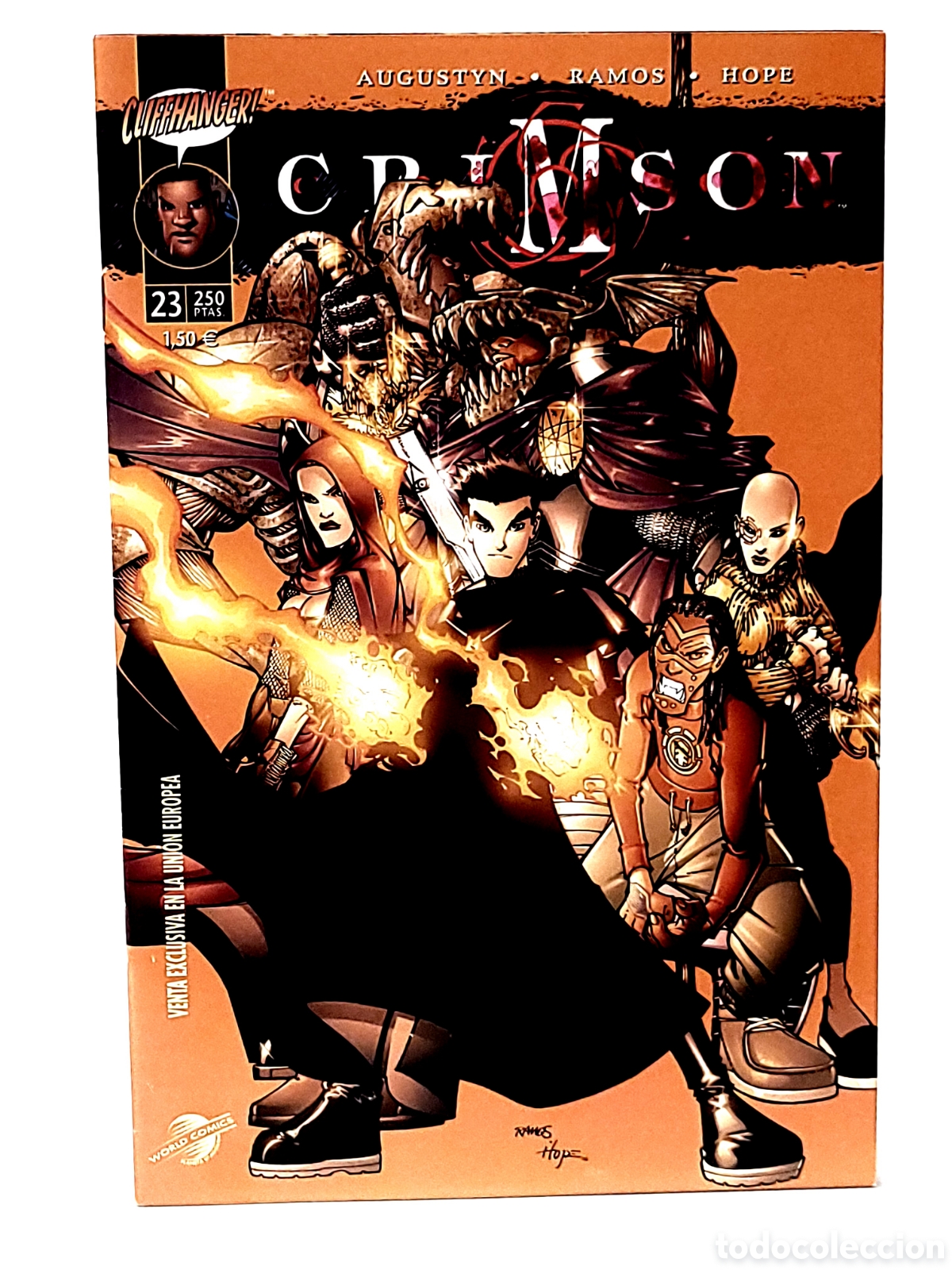 C&oacute;mics: DE KIOSCO CRIMSON 23 IMAGE PLANETA COMICS CLIFFHANGER - Foto 1