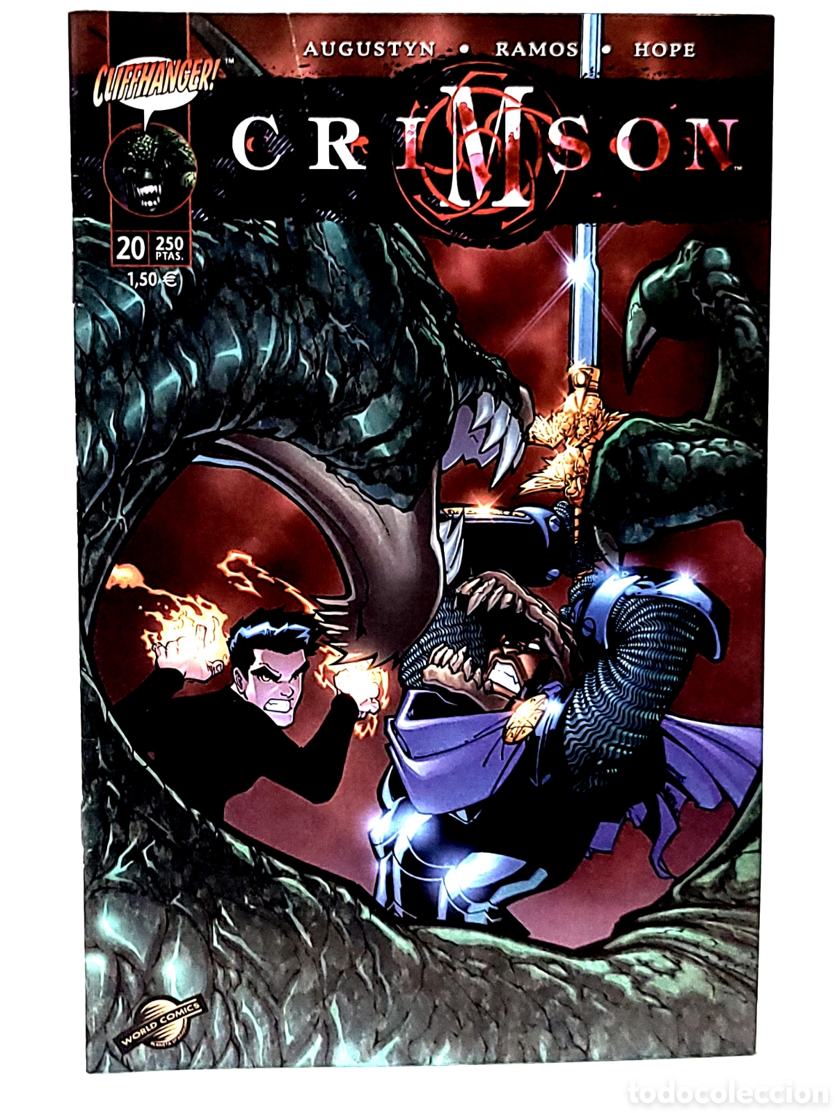 C&oacute;mics: DE KIOSCO CRIMSON 20 IMAGE PLANETA COMICS CLIFFHANGER - Foto 1
