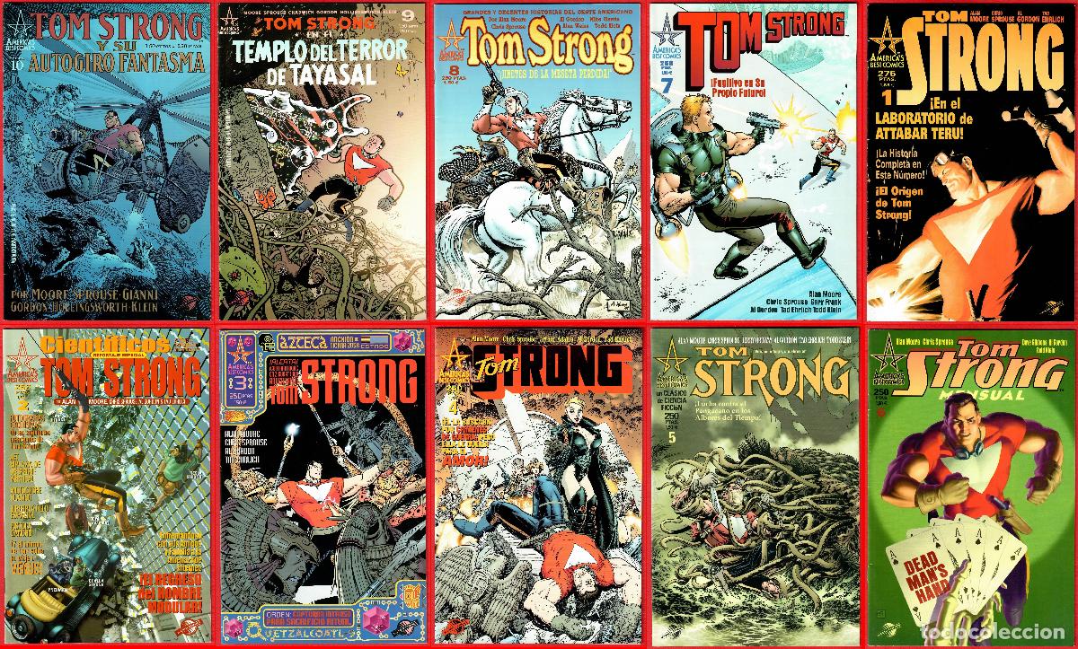 Comics: Tom Strong - Lote 10 numeros - America&rsquo;s best comics - Planeta DeAgostini - 2000