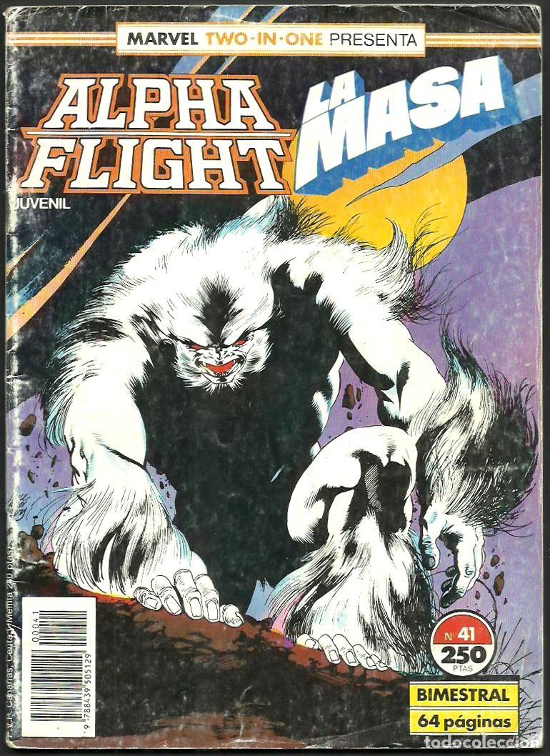 C&oacute;mics: Comics Alpha Flight / La Masa n&ordm; 41. Planeta. 1989 - Foto 1