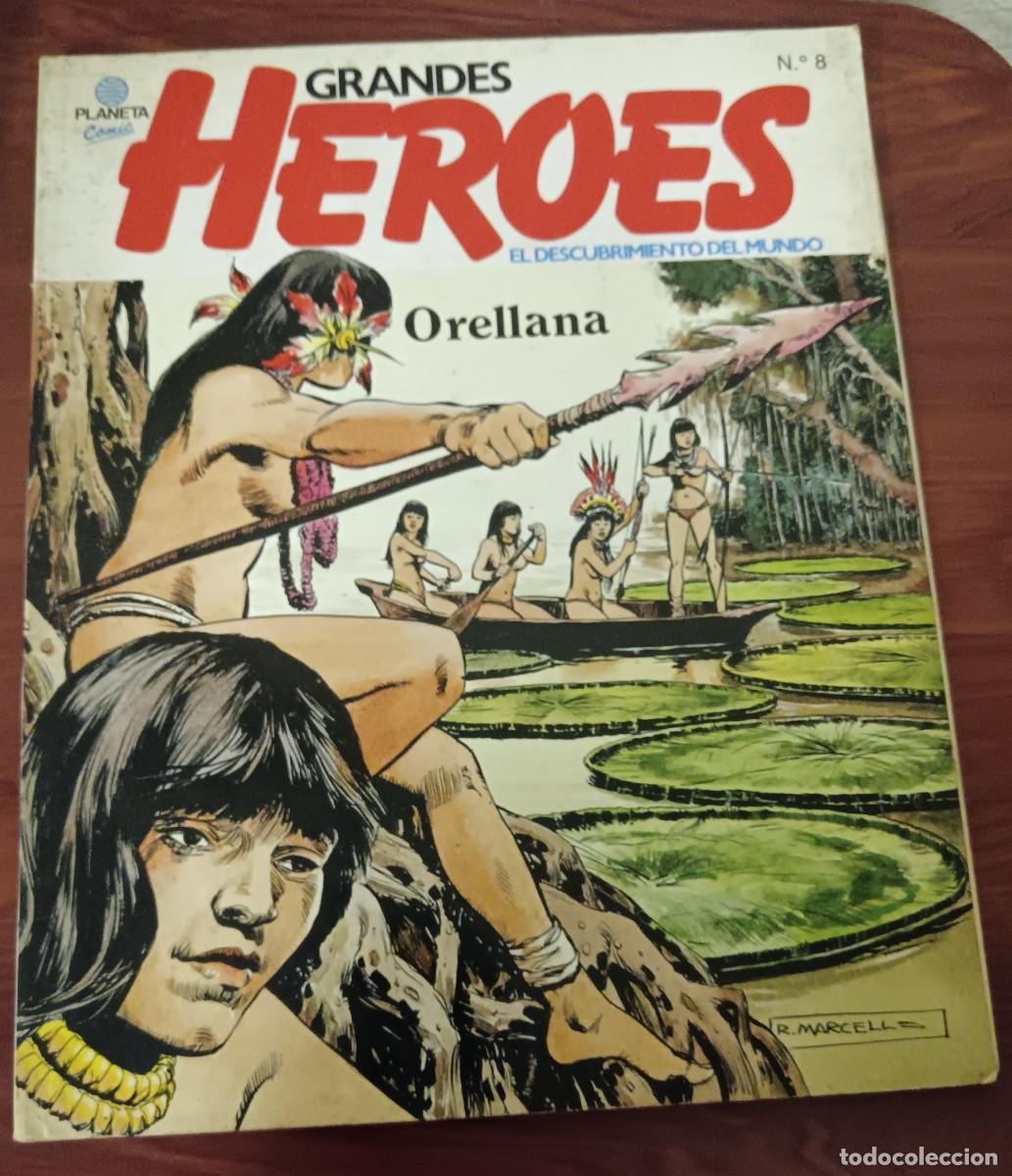Comics : GRANDES H&Eacute;ROES EL DESCUBRIMIENTO DEL MUNDO N&ordm; 8 ORELLANA ESCALA EN BRASIL PLANETA A&Ntilde;O 1981