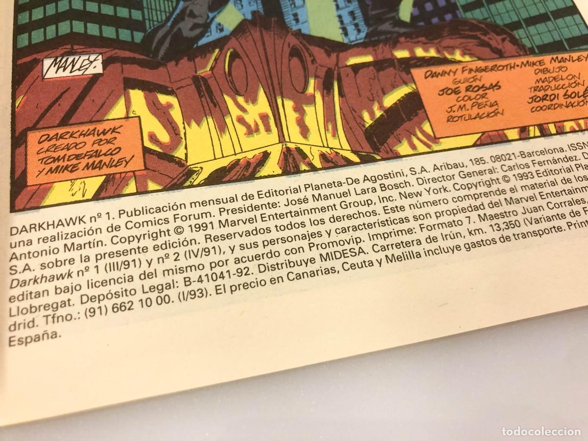 C&oacute;mics: Darkhawk - 7 primeros n&uacute;meros (1993, Planeta-De Agostini) - Foto 5