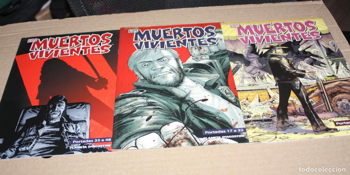 Comics : LOS MUERTOS VIVIENTES: TODAS LAS PORTADAS ( de la 01 a la 48) en TRES n&uacute;meros
