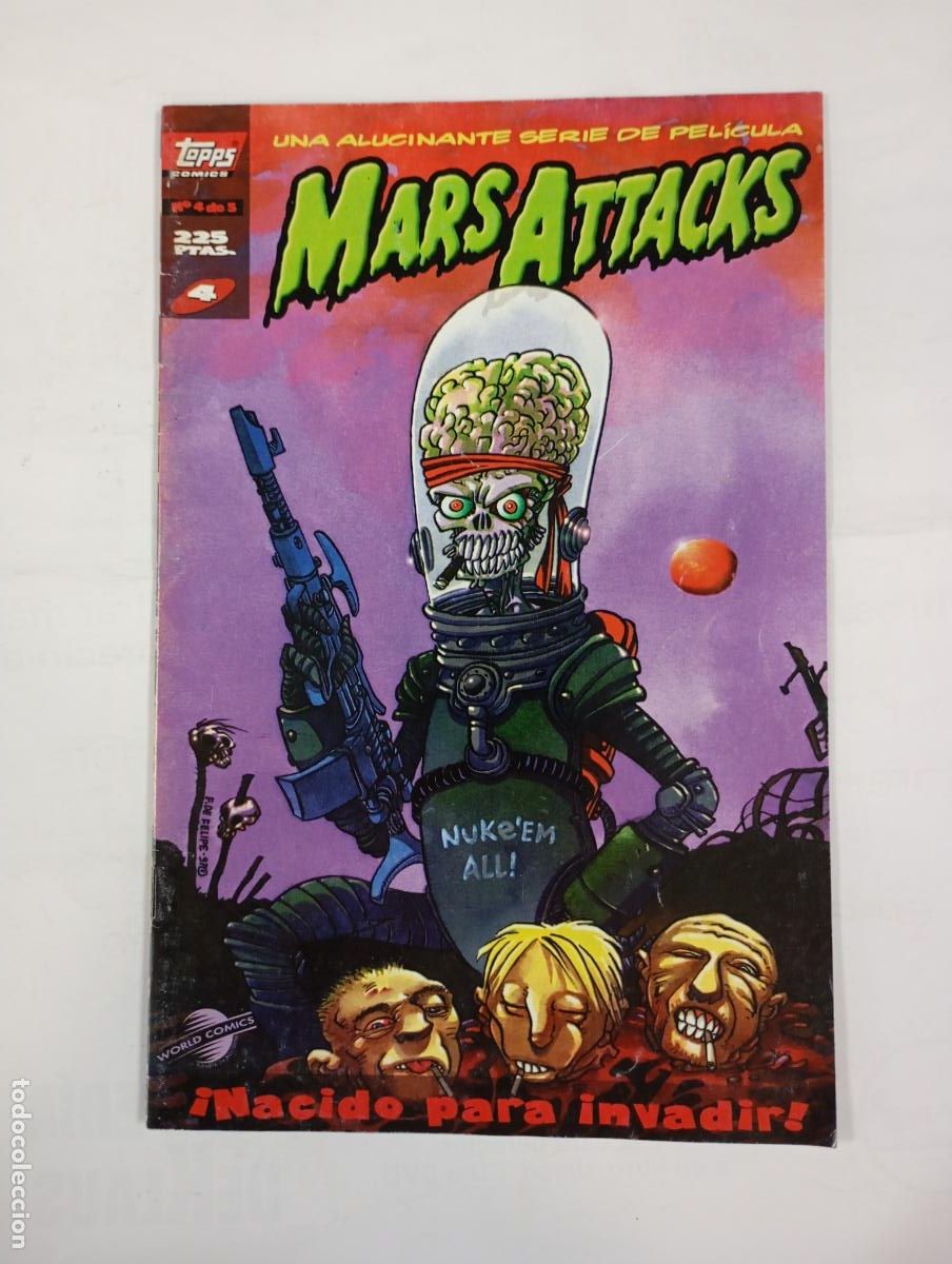 C&oacute;mics: MARS ATTACKS. N&ordm; 4. WORLD COMICS. PLANETA DE AGOSTINI. TDKC49 - Foto 1
