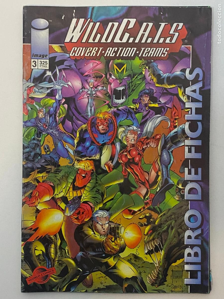 Comics: Wildcats Libro de Fichas n&ordm; 3. Planeta Agostini / World Comics, 1996.