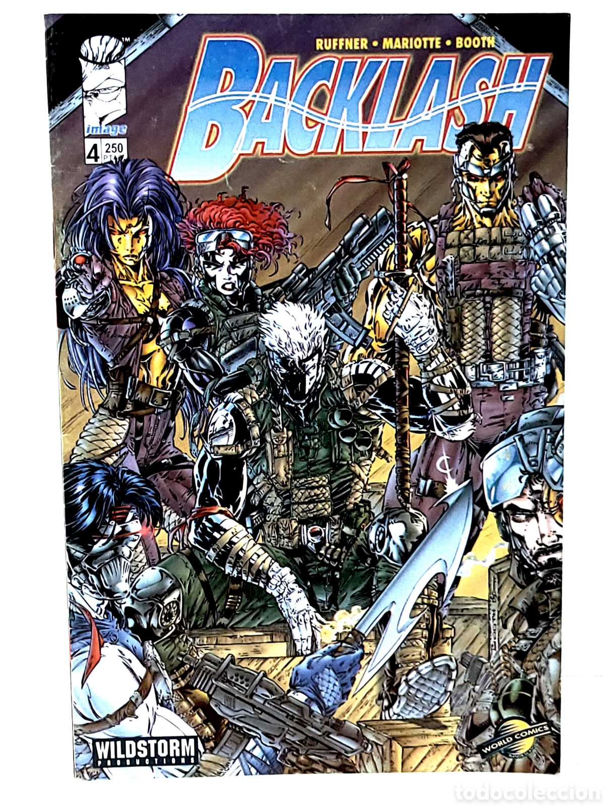 C&oacute;mics: CASI EXCELENTE ESTADO BACKLASH 4 IMAGE COMICS GRAPA PLANETA - Foto 1