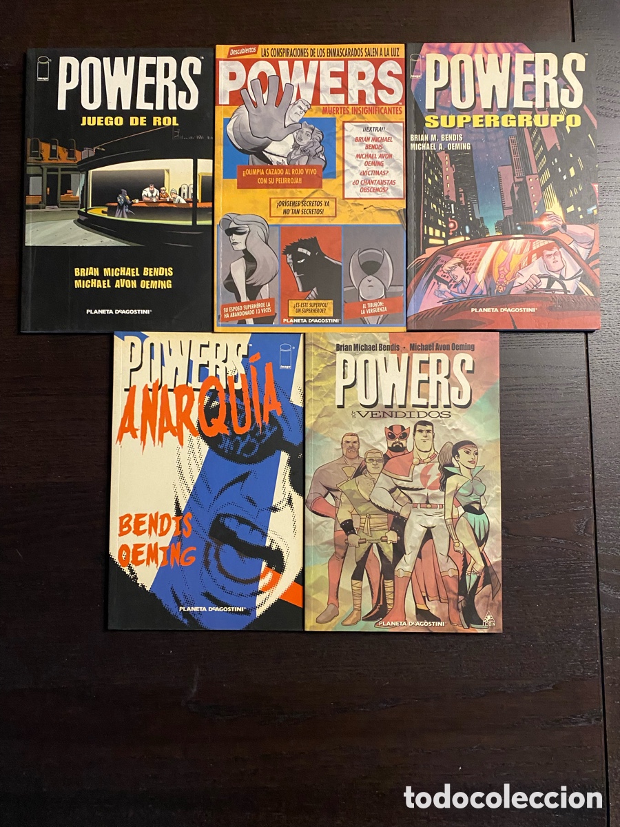 C&oacute;mics: Powers Image Bendis Planeta n&ordm; 2 al 5 Lote Marvel Image Comics - Foto 2