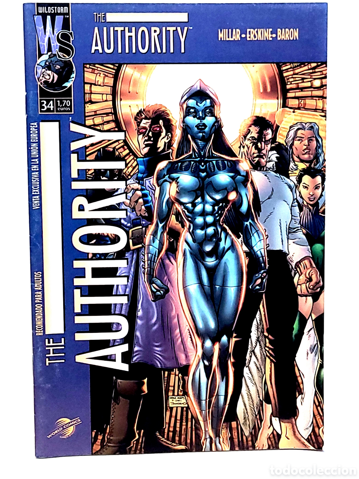 C&oacute;mics: CASI EXCELENTE ESTADO THE AUTHORITY 34 PLANETA COMICS GRAPA - Foto 1