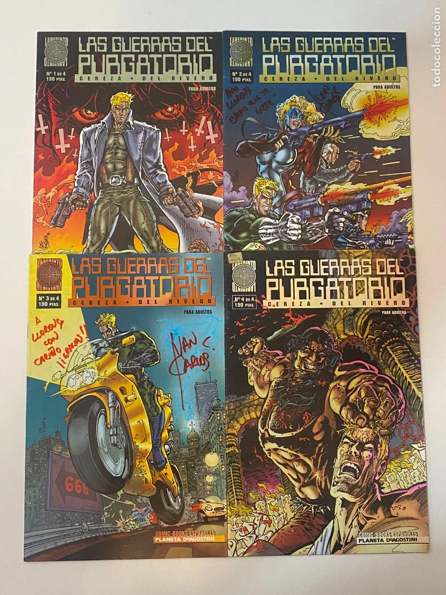 Comics: Las Guerras del Purgatorio, Completa, 4 n&ordm;s. &iexcl;FIRMADOS! Planeta de Agostini, 1996. Laberinto. Cereza