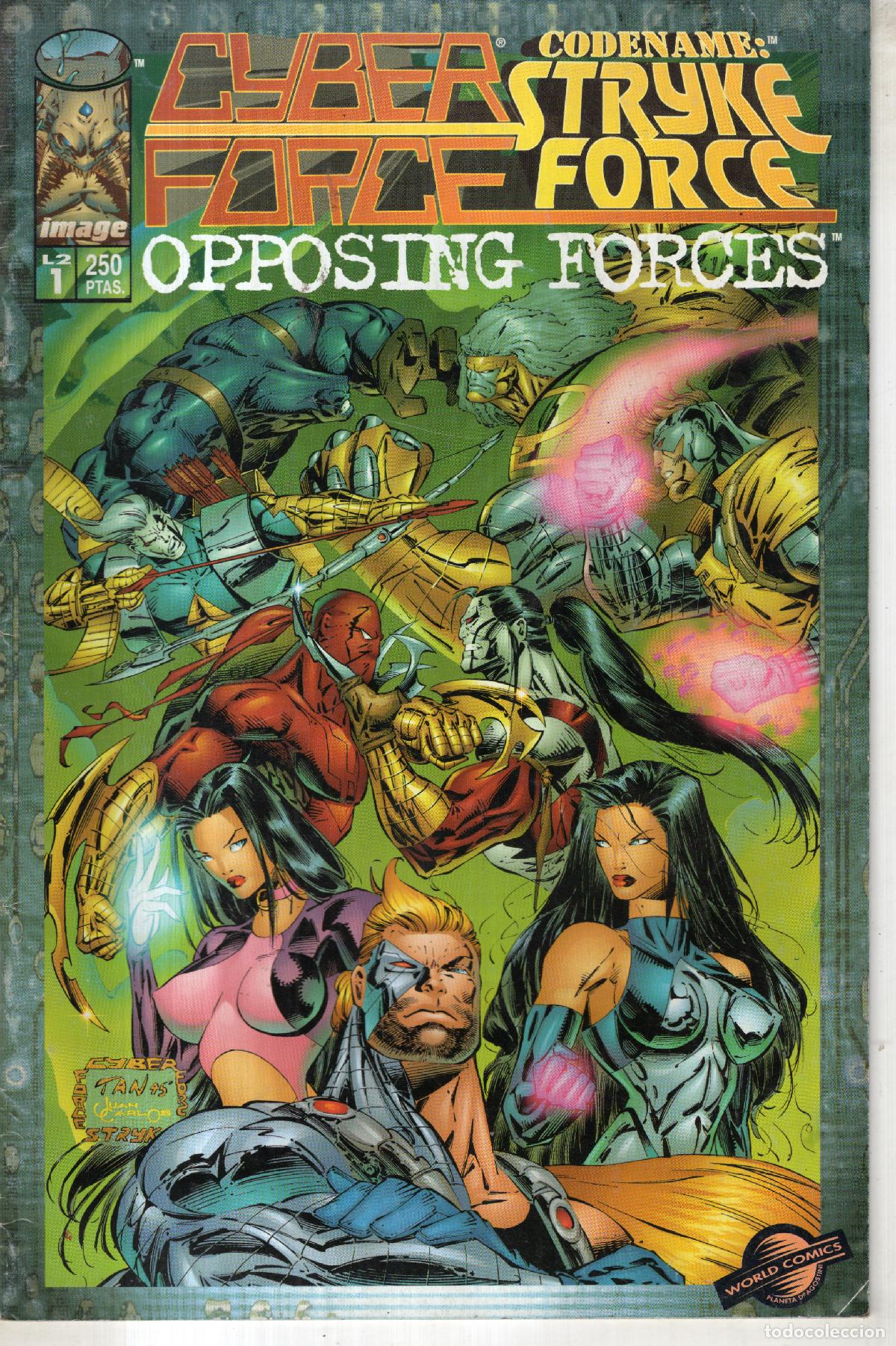 C&oacute;mics: CYBER FORCE CODENAME STRYKE FORCE OPPOSING FORCES N&ordm; 1 - WORLD COMICS PLANETA - Foto 1