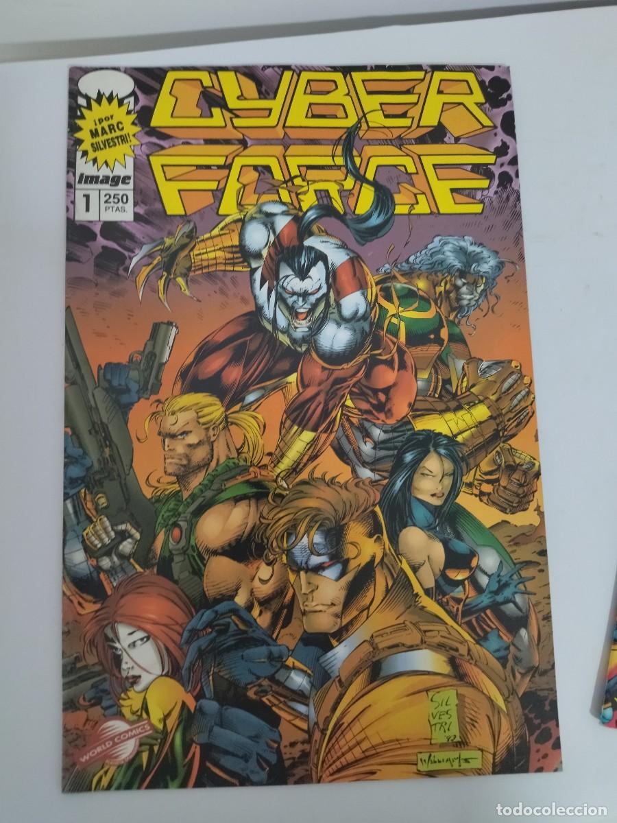 C&oacute;mics: cyber force 0 y 1 n&uacute;meros planeta a&ntilde;o 1994 - Foto 2