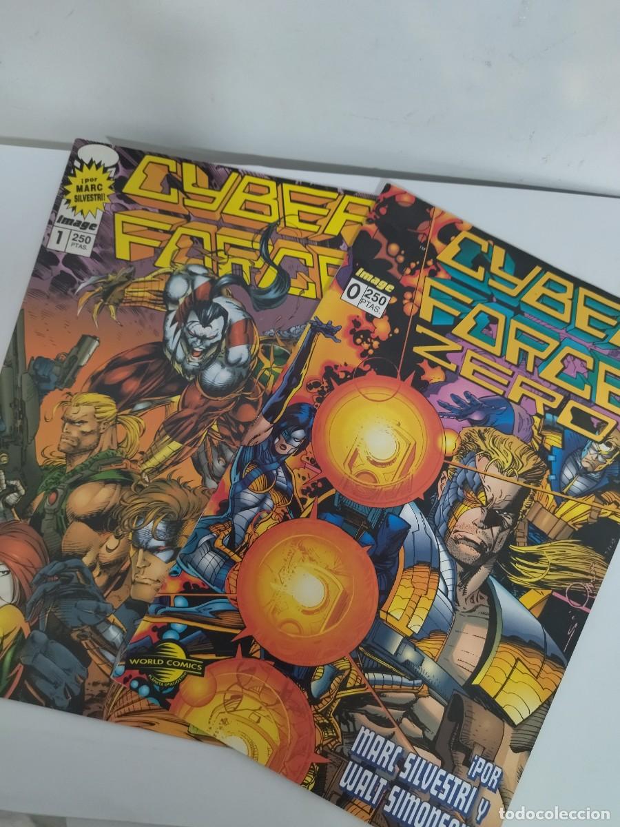 C&oacute;mics: cyber force 0 y 1 n&uacute;meros planeta a&ntilde;o 1994 - Foto 1