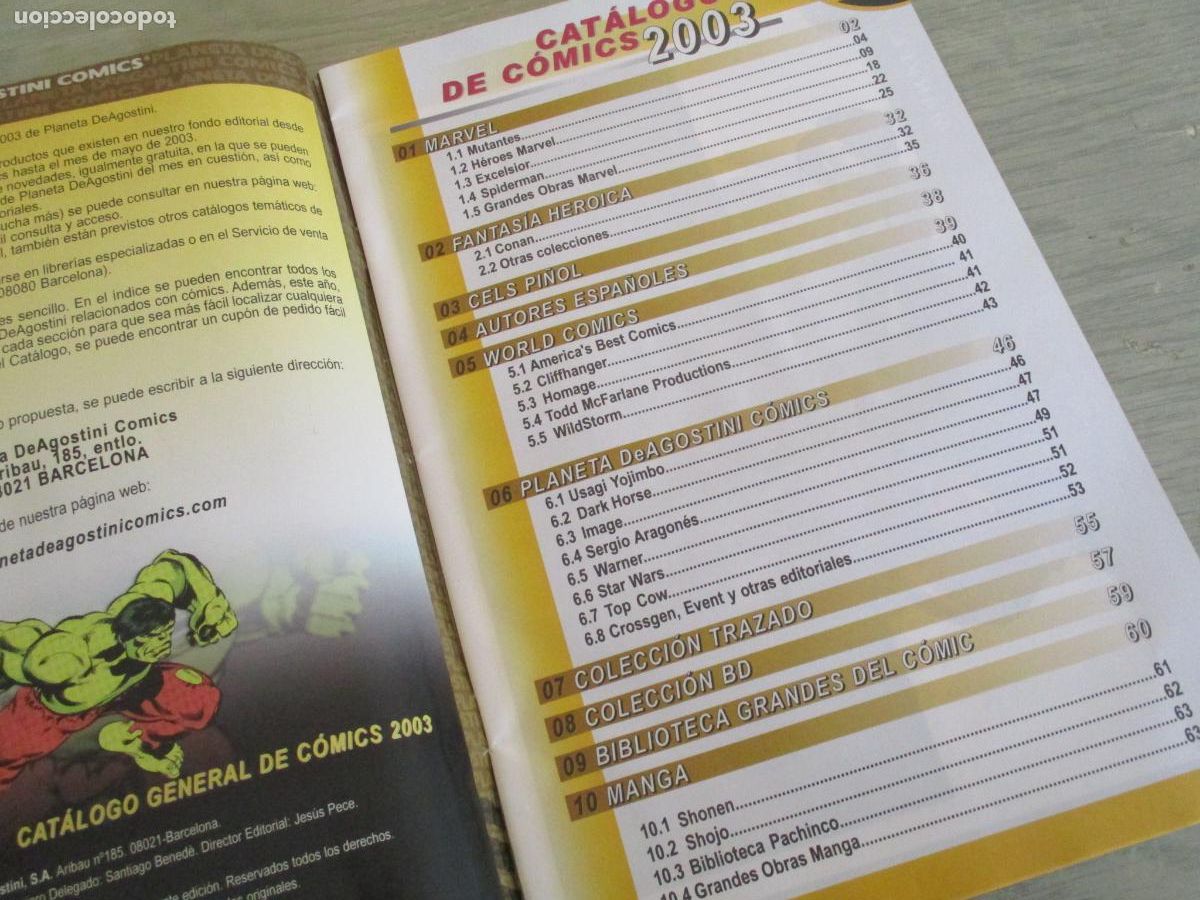 C&oacute;mics: CAT&Aacute;LOGO DE C&Oacute;MICS, PLANETA- - Foto 2